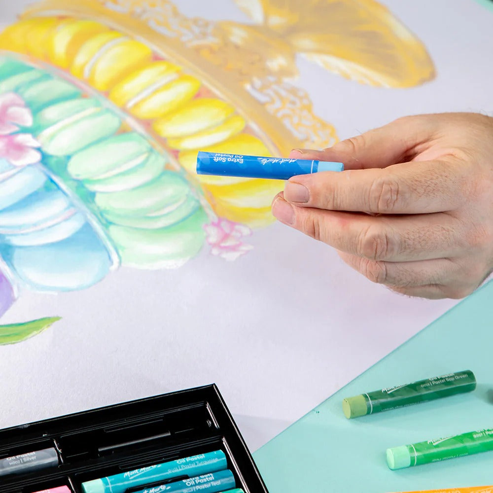 Mont Marte Extra Soft Oil Pastels Macaron Hue 39pc