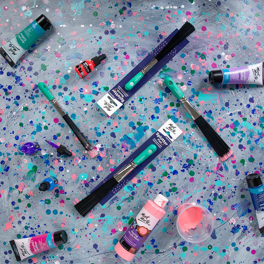 Mont Marte Splatter Brush ROUND