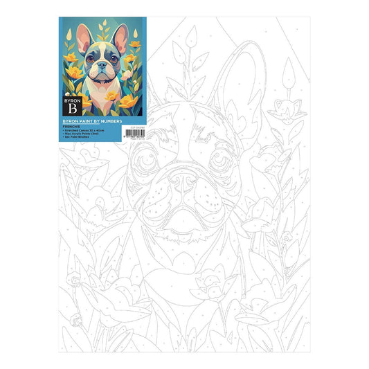 Byron Paint by Numbers Canvas - Frenchie