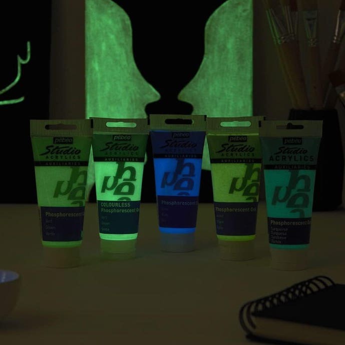 Pebeo Studio Acrylic Phosphorescent Gel 100ml