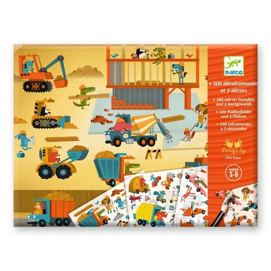 Djeco Decals - Construction and Racing image 1