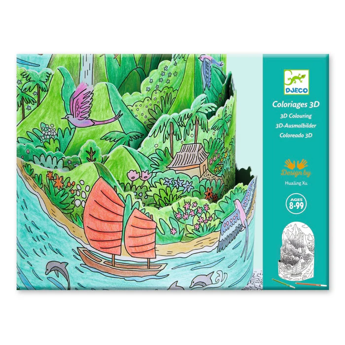 Djeco Island Colouring Diorama