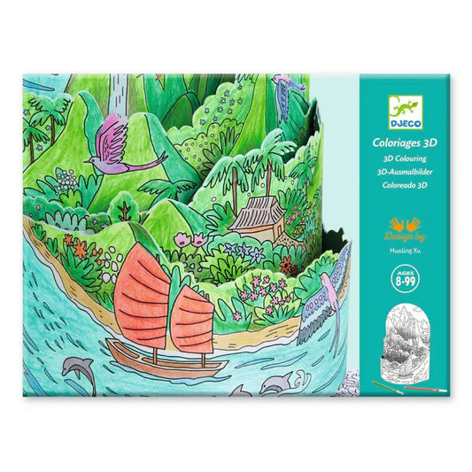 Djeco Island Colouring Diorama image 1