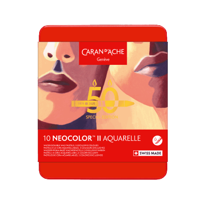 Caran DAche Neocolor II Special Edition of 10 - PORTRAIT image 1