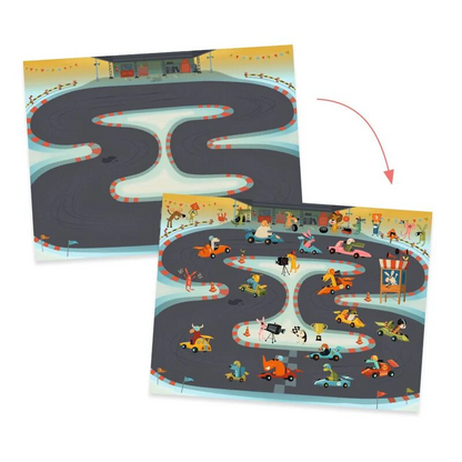 Djeco Decals - Construction and Racing