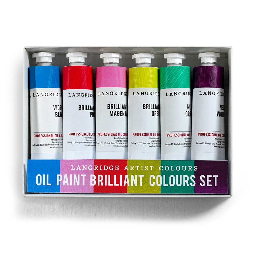 LANGRIDGE Oil Colour Mini Set - Brilliants