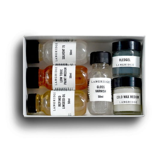 LANGRIDGE Oil Mediums Essential Kit