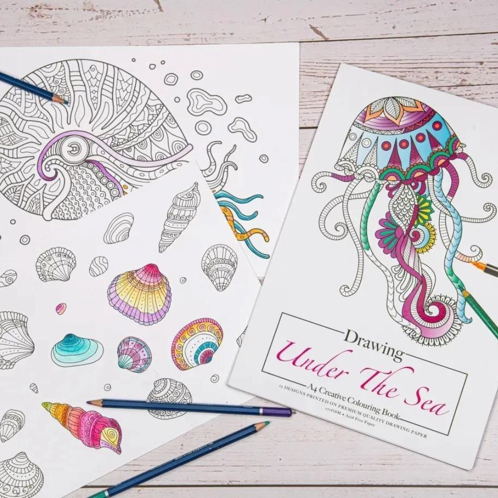Jasart A4 Drawing Colouring Book - Picture Perfect Pets image 3