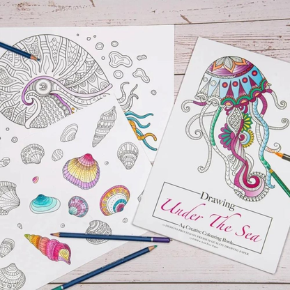 Jasart A4 Drawing Colouring Book - Garden Adventures image 2