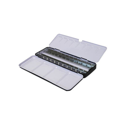 Jasart Voyager Metal Watercolour Palette Empty x 24