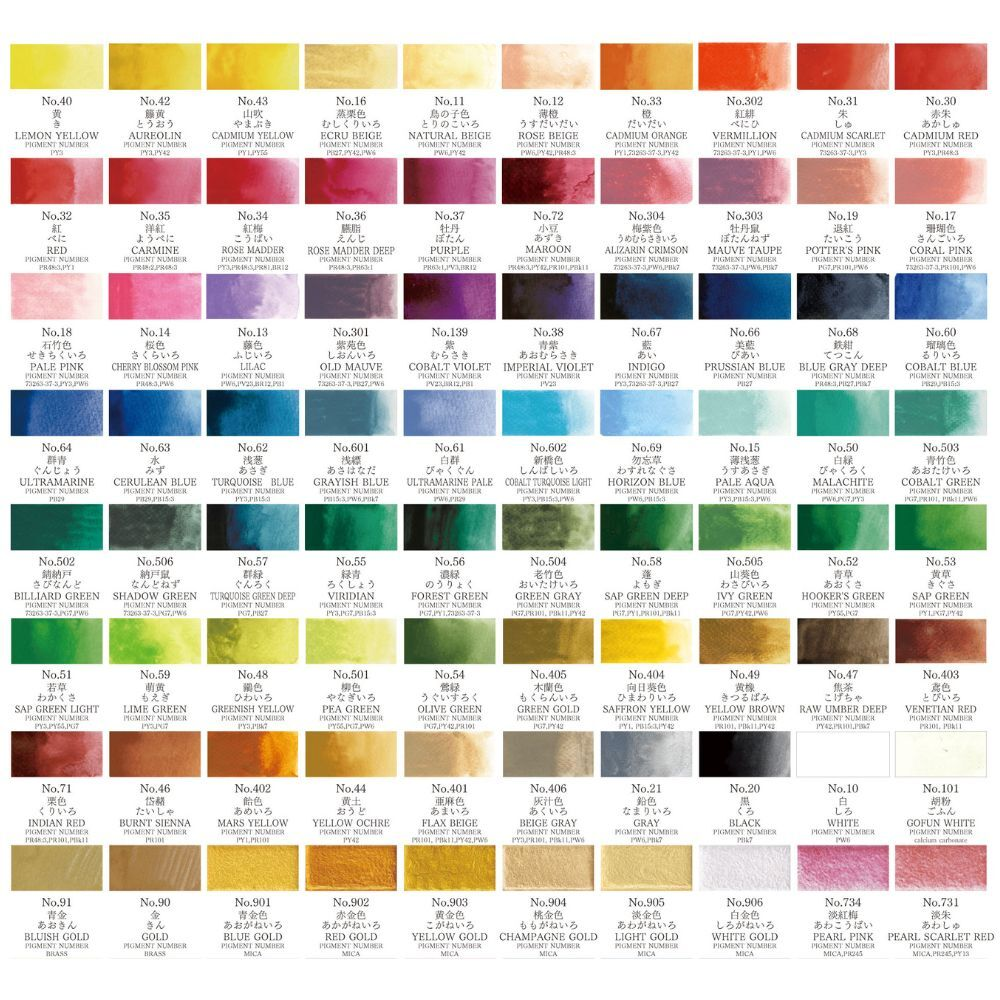 Kuretake Gansai Tambi Watercolour Set 36 Colours image 5