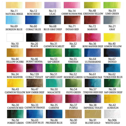 Kuretake Gansai Tambi Watercolour Set 48 Colours image 5