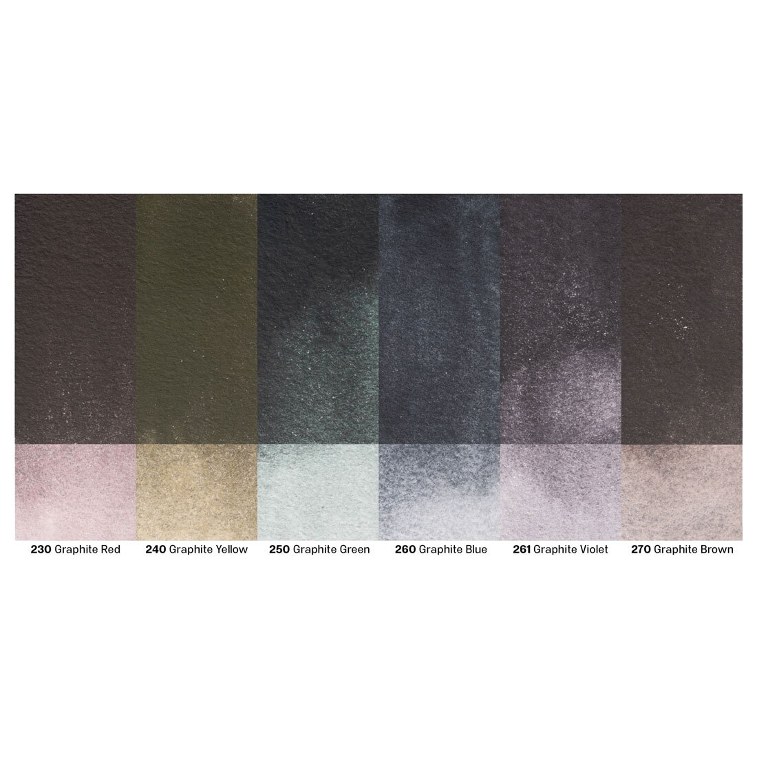 Kuretake Gansai Tambi Watercolours - 6 x Graphite Colours image 5