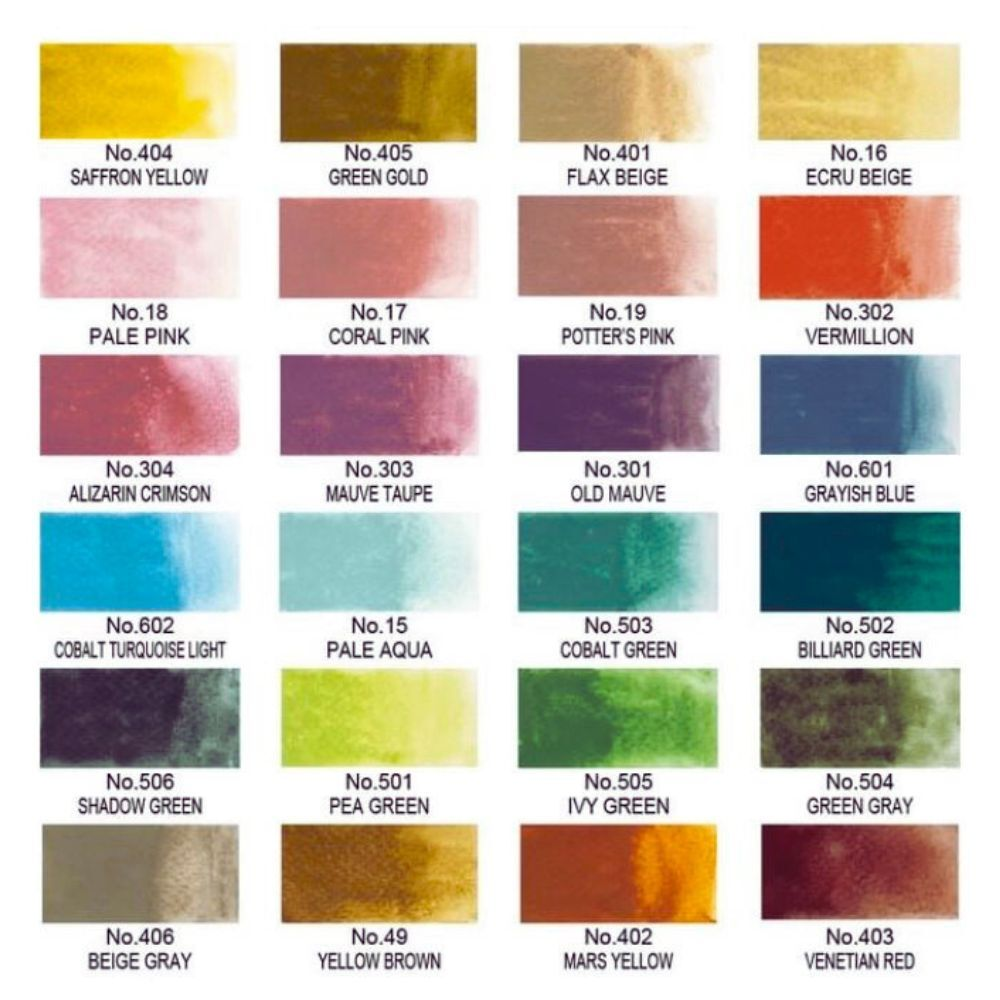 Kuretake Gansai Tambi Watercolours - 24 Colours II