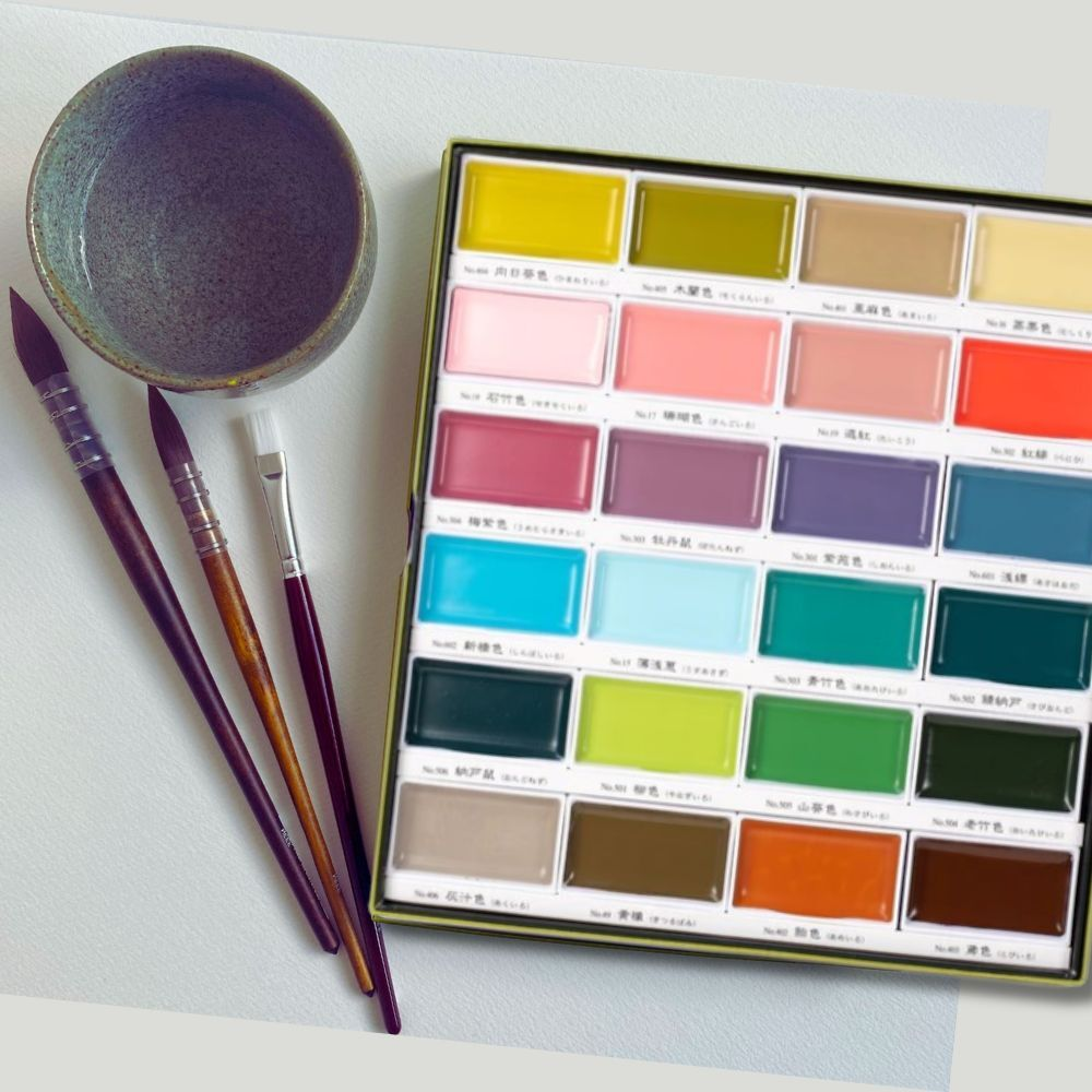 Kuretake Gansai Tambi Watercolours - 24 Colours II