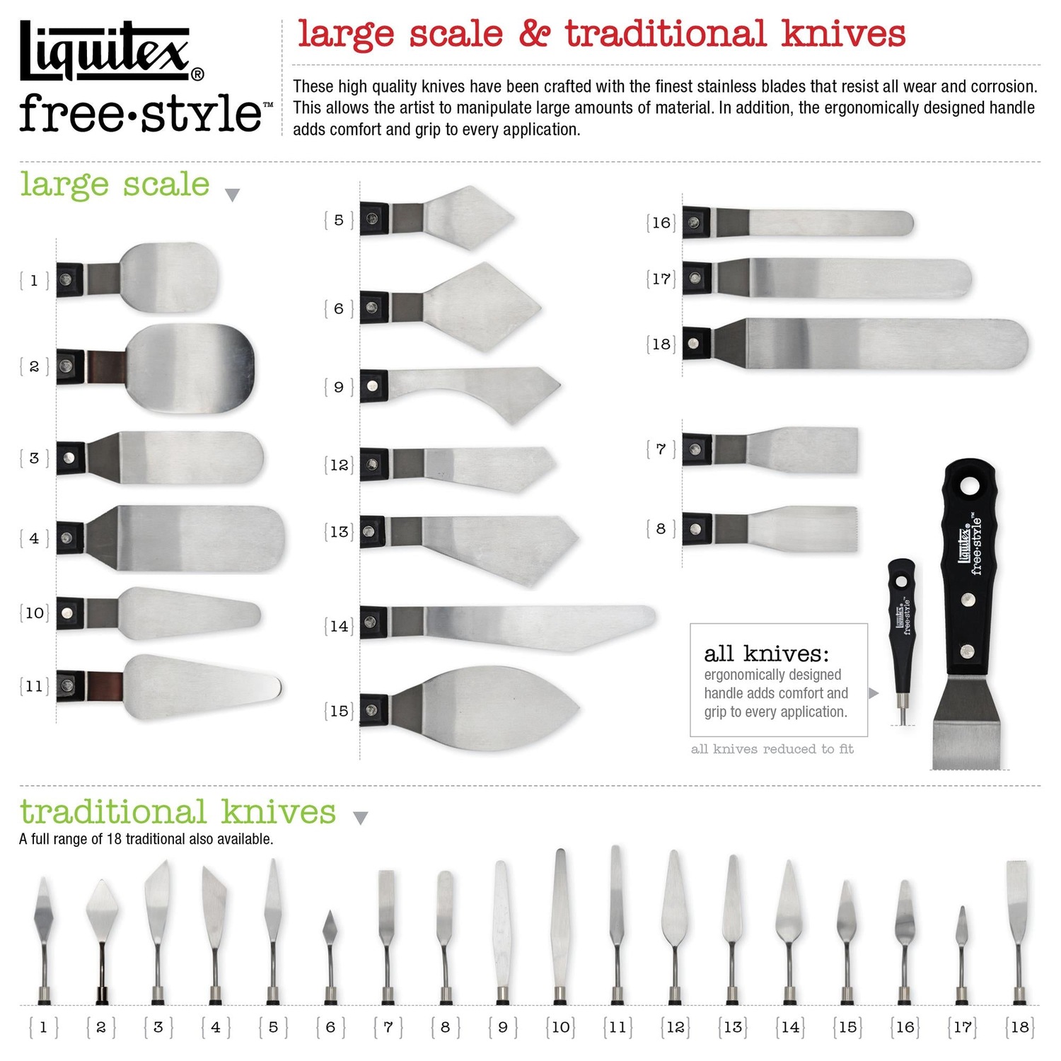 Liquitex Large Painting Knife - #6 image 7