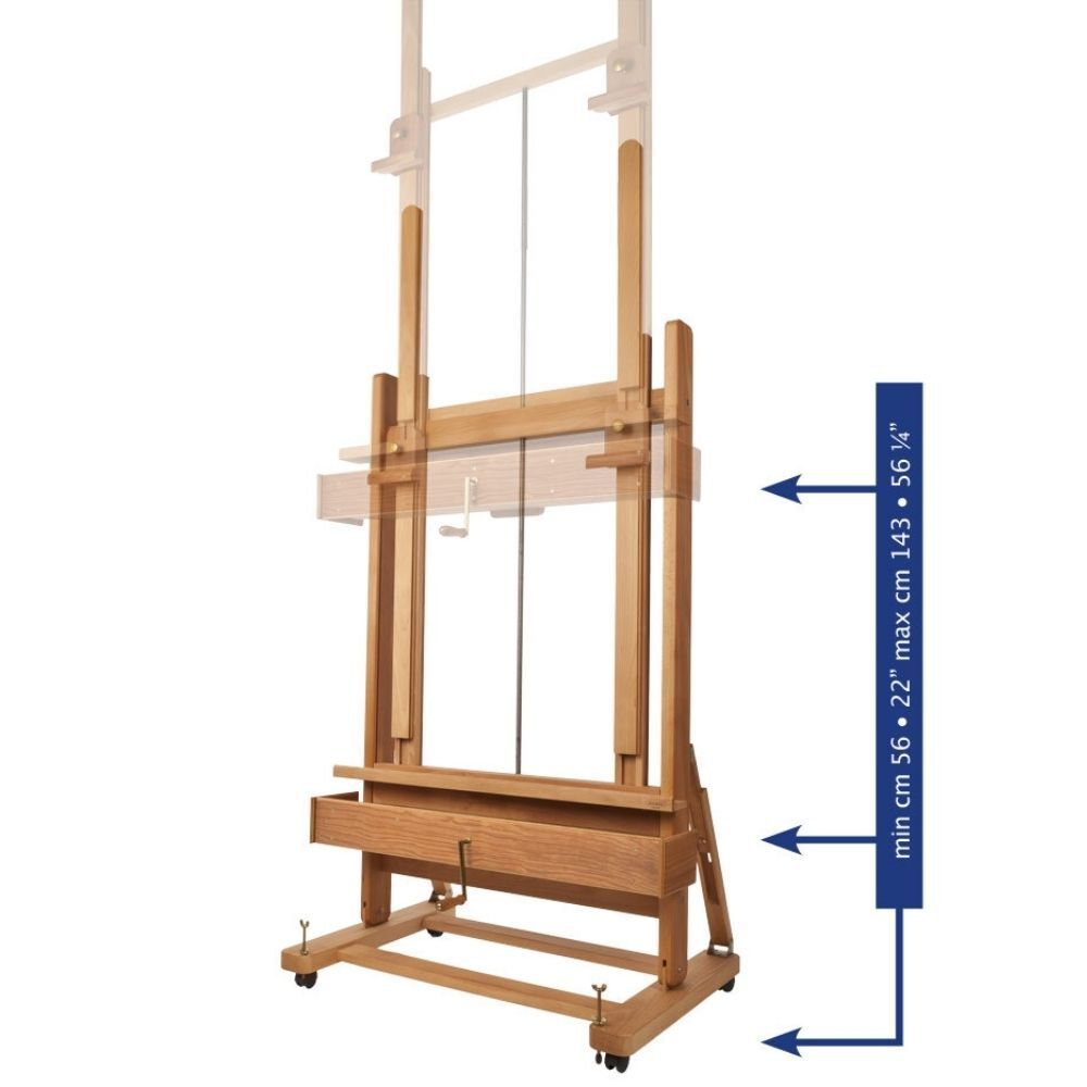 Mabef M02 Studio Easel Double Mast image 9
