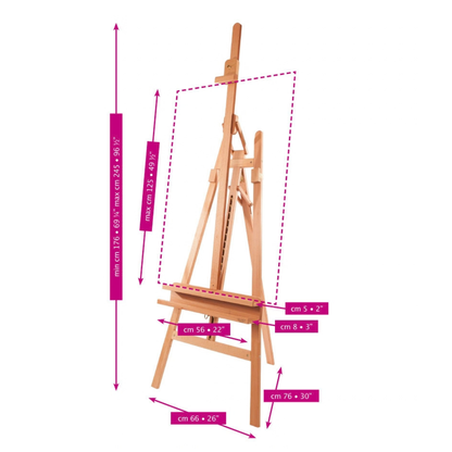 Mabef M11 Inclinable Lyre Easel