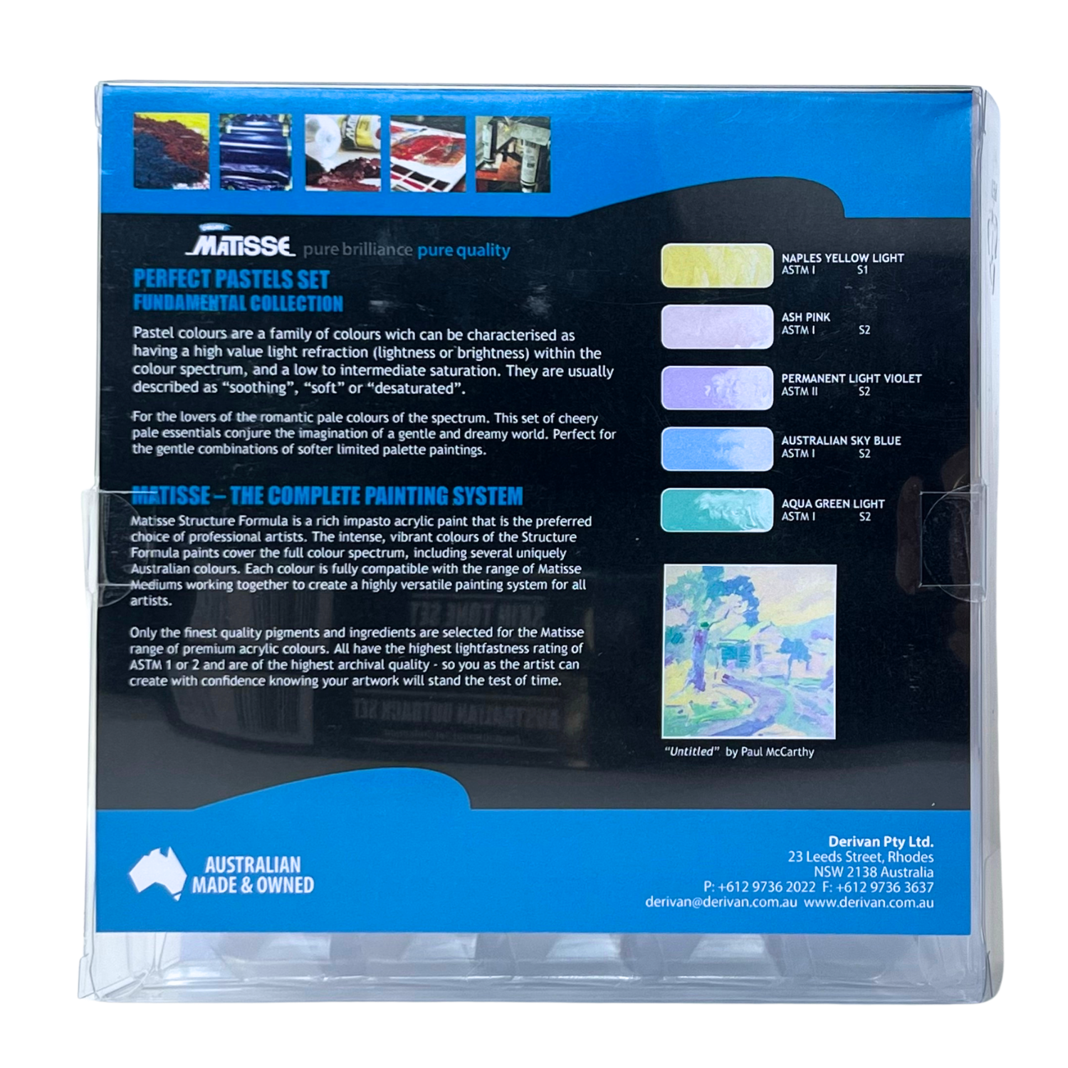 MATISSE STRUCTURE PERFECT PASTELS SET 5 x 75ml image 5