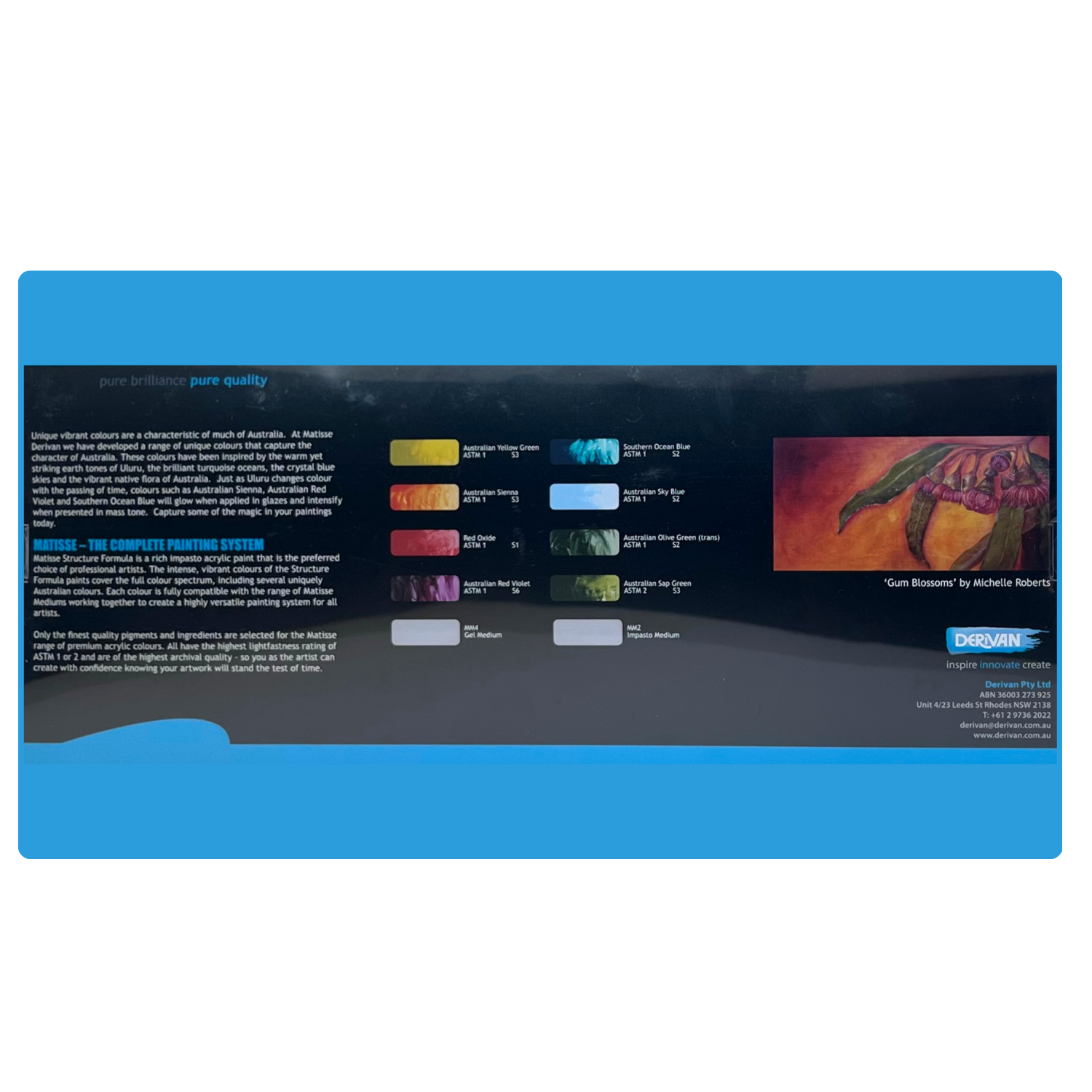 MATISSE STRUCTURE AUSTRALIAN COLOURS 10 x 75ml image 5