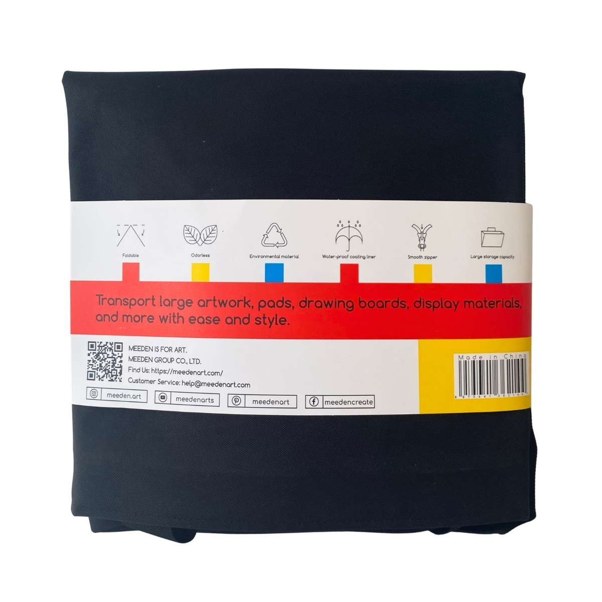 MEEDEN Soft-Sided + Folding Portfolio Bag Fits A1 image 7