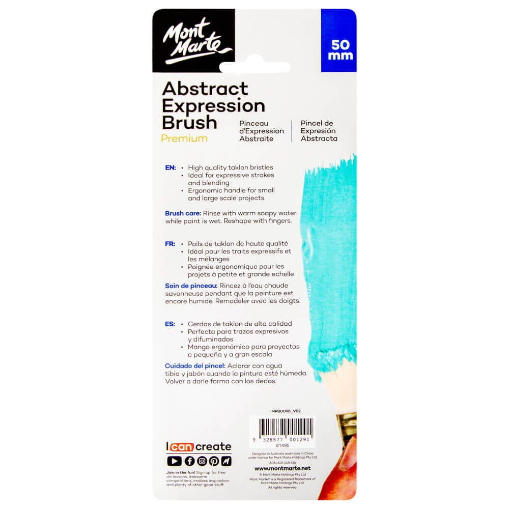 Mont Marte Abstract Expression Brush - 50mm image 5