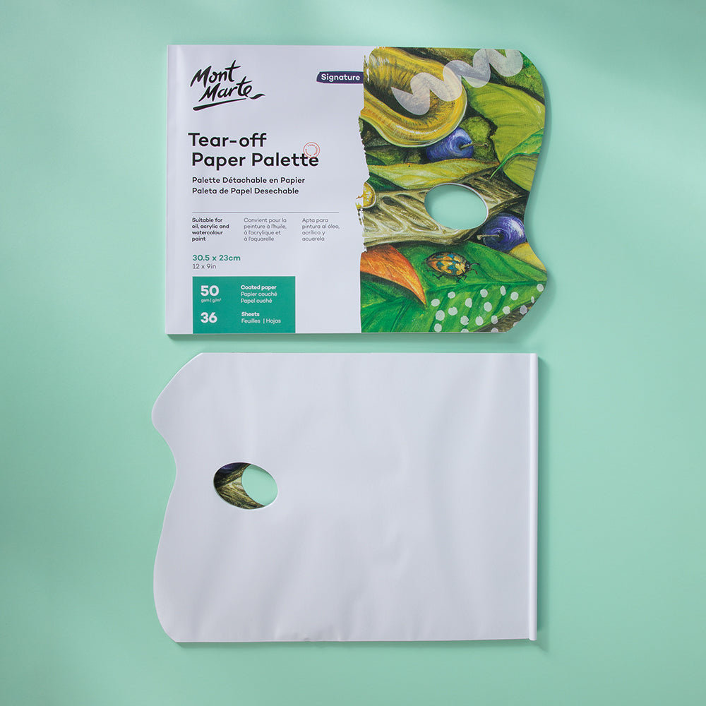 Mont Marte Tear Off Paper Palette Pad 36 sheet image 12