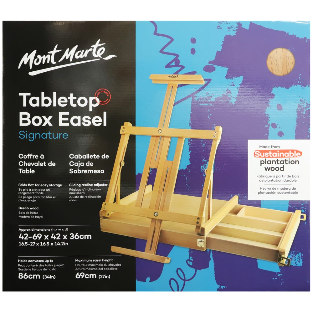 Mont Marte Signature Tabletop Easel with Drawer image 5