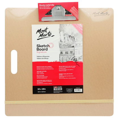 Mont Marte Medium Sketch Board with clips image 4