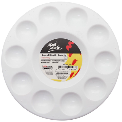 Mont Marte Round Plastic Palette 17cm image 4