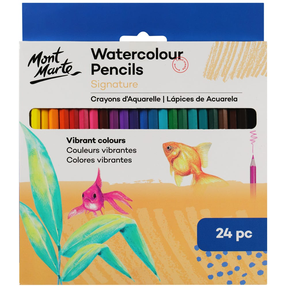 Mont Marte Watercolour Pencils 24pce image 4