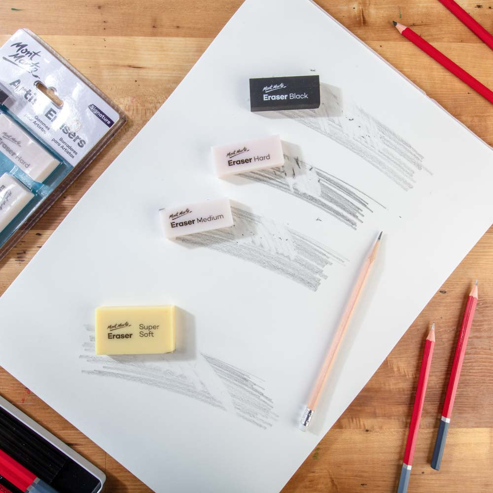 Mont Marte Artists Eraser Pack 4pce image 7