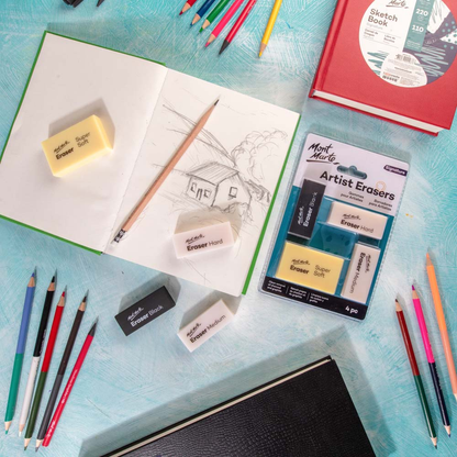 Mont Marte Artists Eraser Pack 4pce image 9