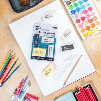 Mont Marte Artists Eraser Pack 4pce image 12