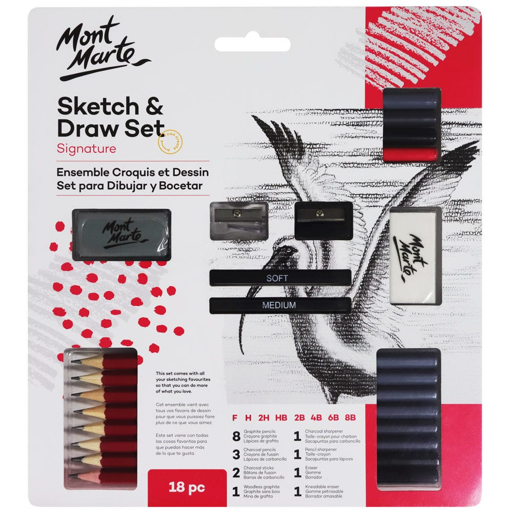 Mont Marte Sketch and Draw Set 18pce image 3