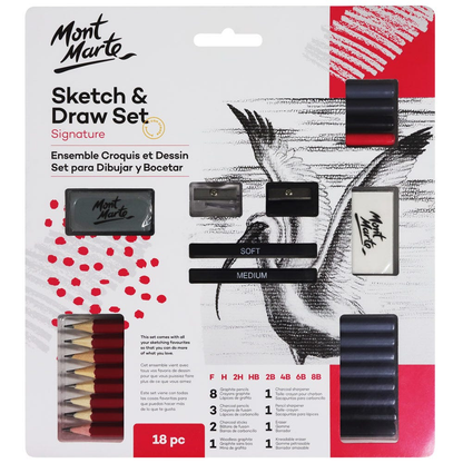Mont Marte Sketch and Draw Set 18pce image 3