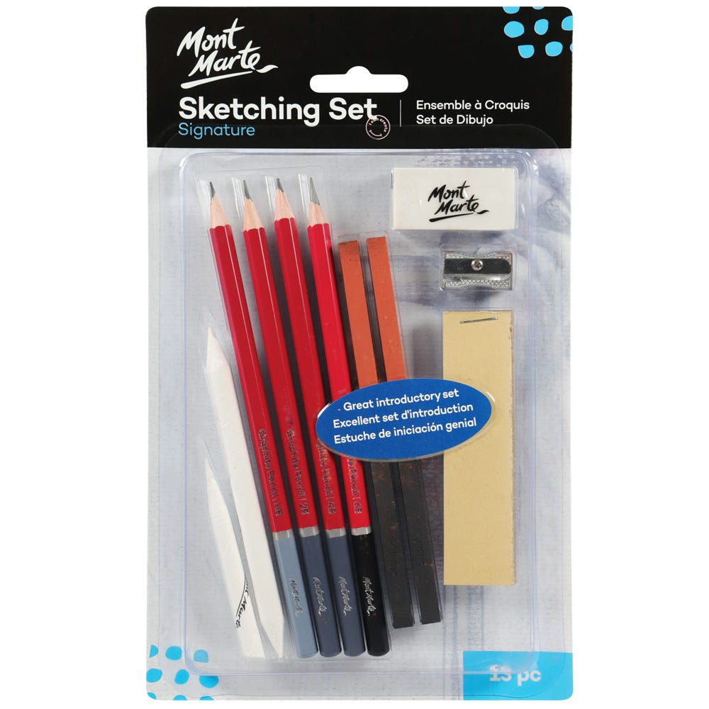 Mont Marte Sketch and Draw Beginners 13pce image 4