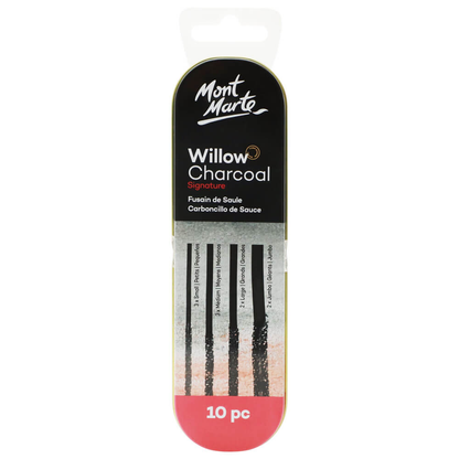 Mont Marte Willow Charcoal in Tin 10pce image 3