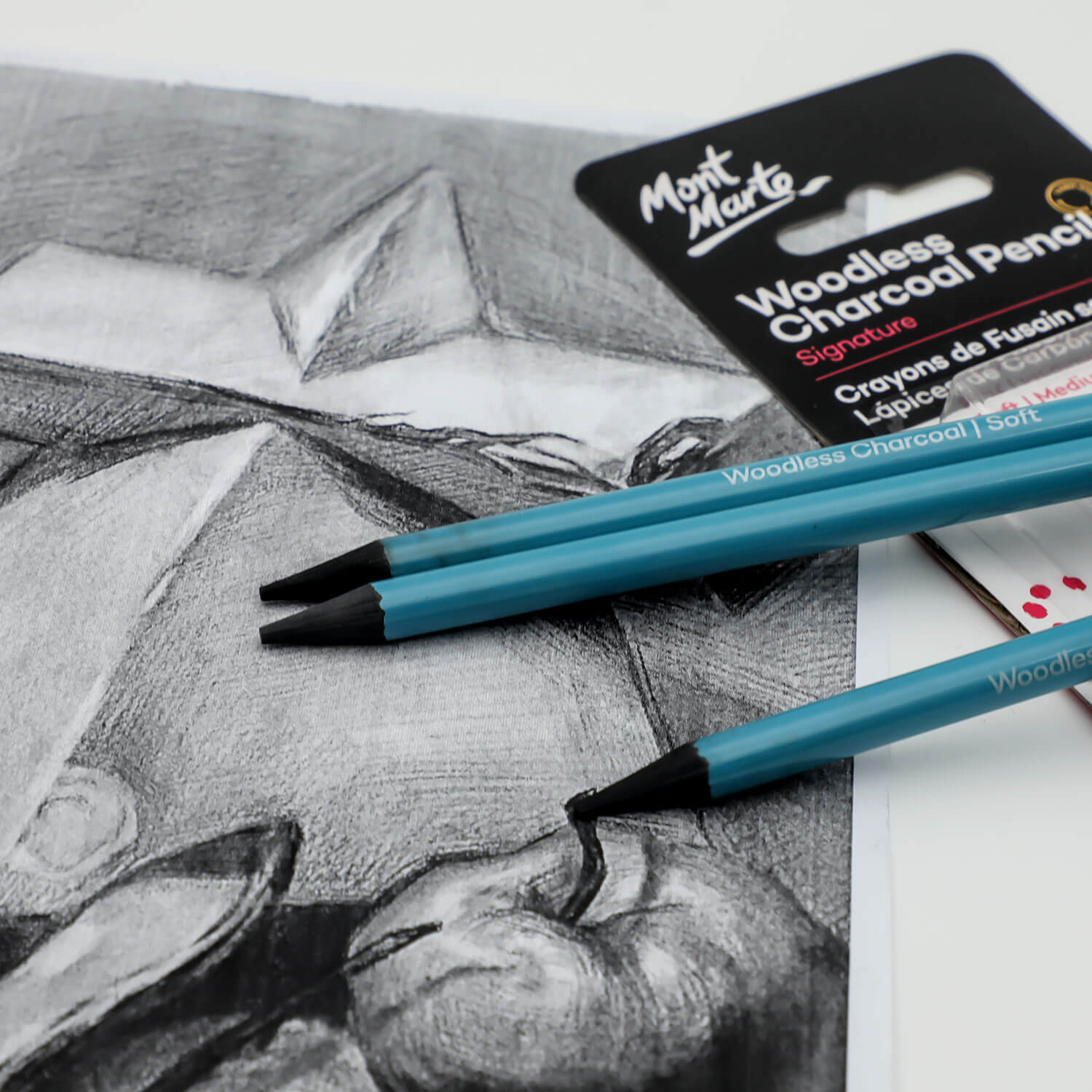 Mont Marte Woodless Charcoal Pencils 3pce image 5