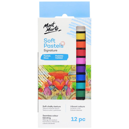 Mont Marte Soft Pastels 12pce image 3