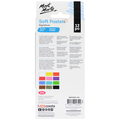 Mont Marte Soft Pastels 12pce image 4