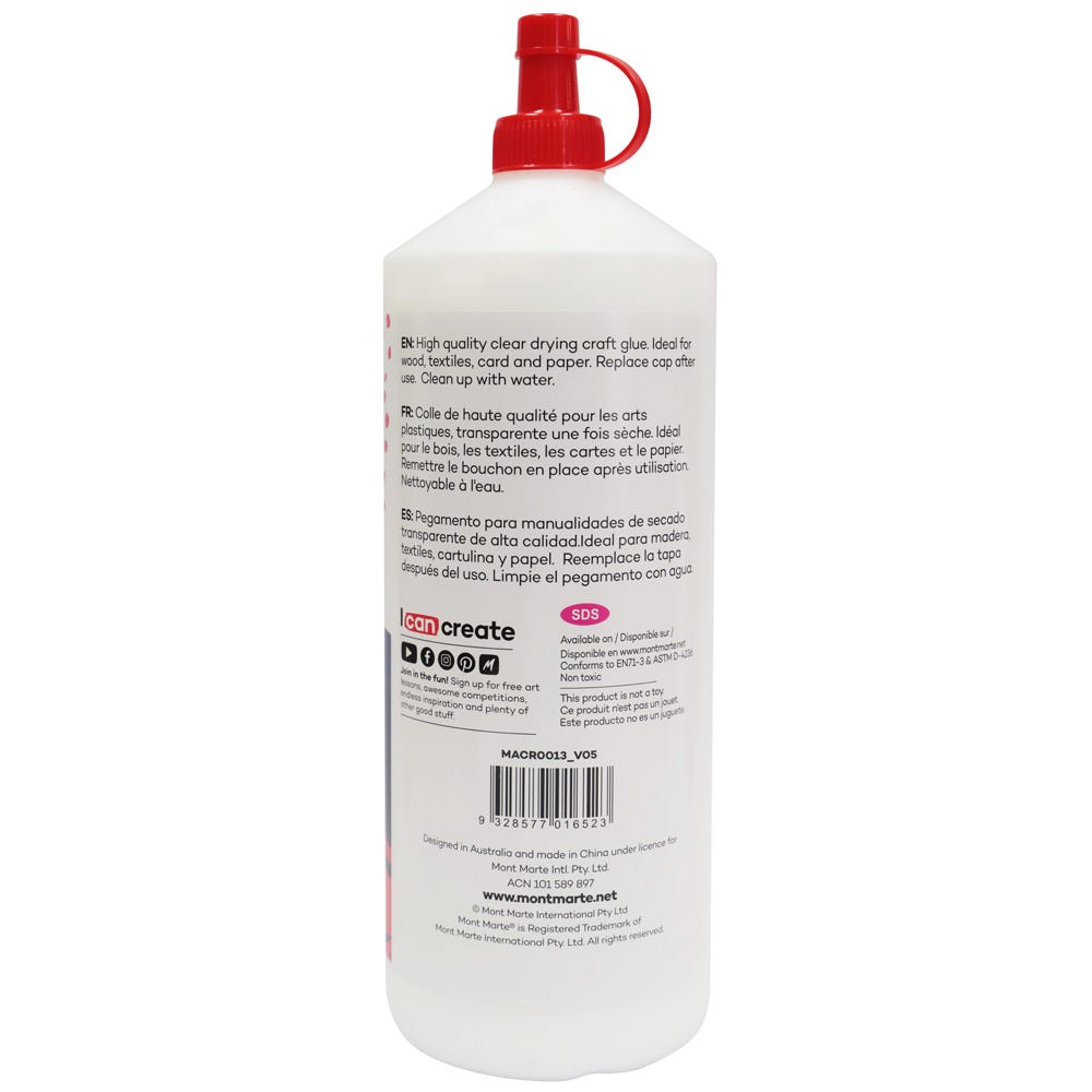 Mont Marte PVA Craft Glue 1 Litre image 4