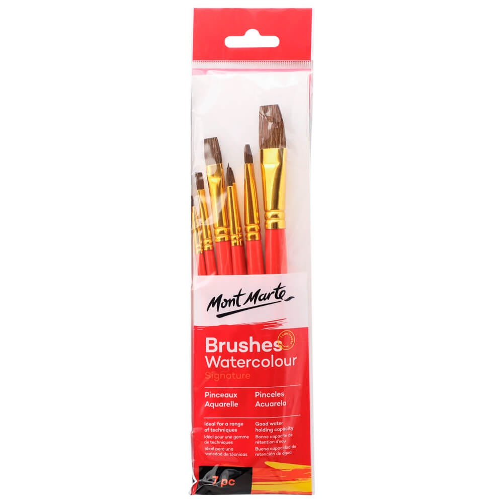 Mont Marte Gallery Series Brush Set Watercolour 7pce No.26 image 4