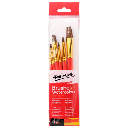 Mont Marte Gallery Series Brush Set Watercolour 7pce No.26 image 4