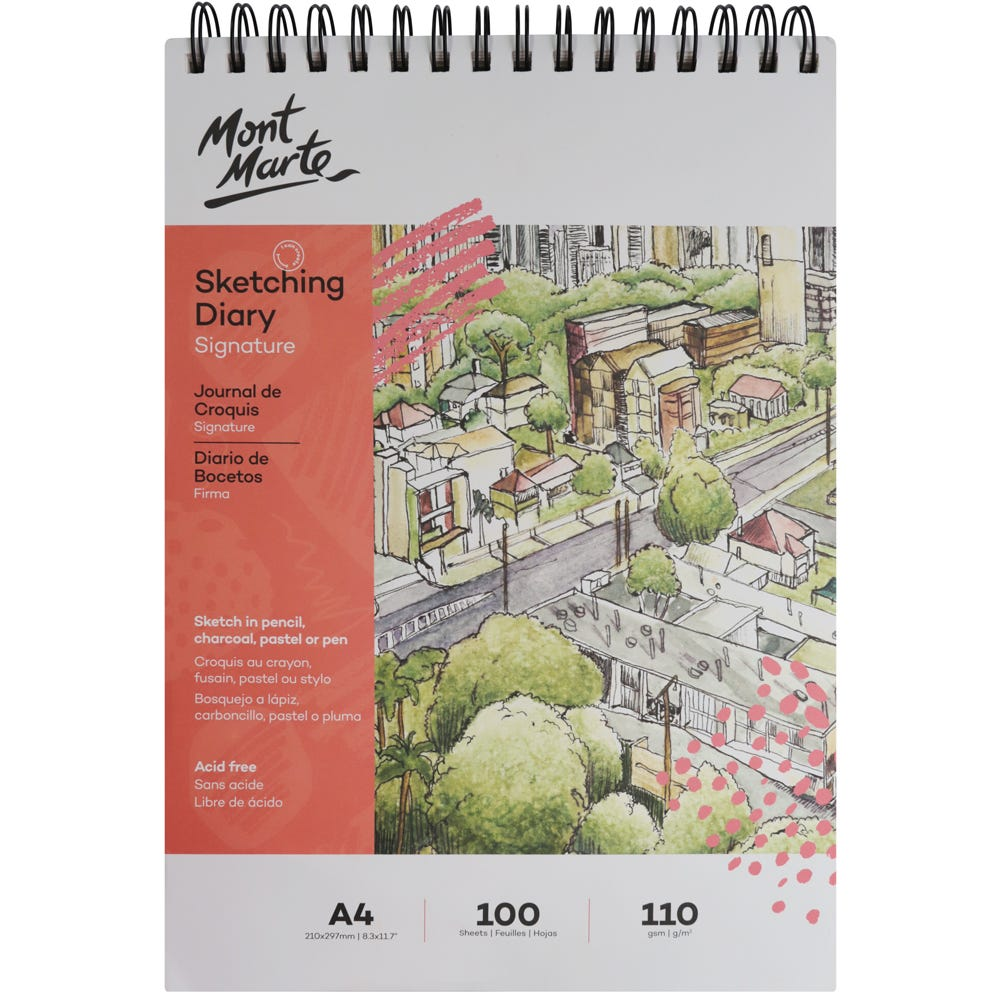 Mont Marte Jumbo Sketching Diary 100 Sht A4 image 4