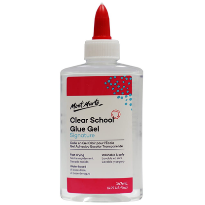 Mont Marte Clear School Glue Washable 147ml image 3