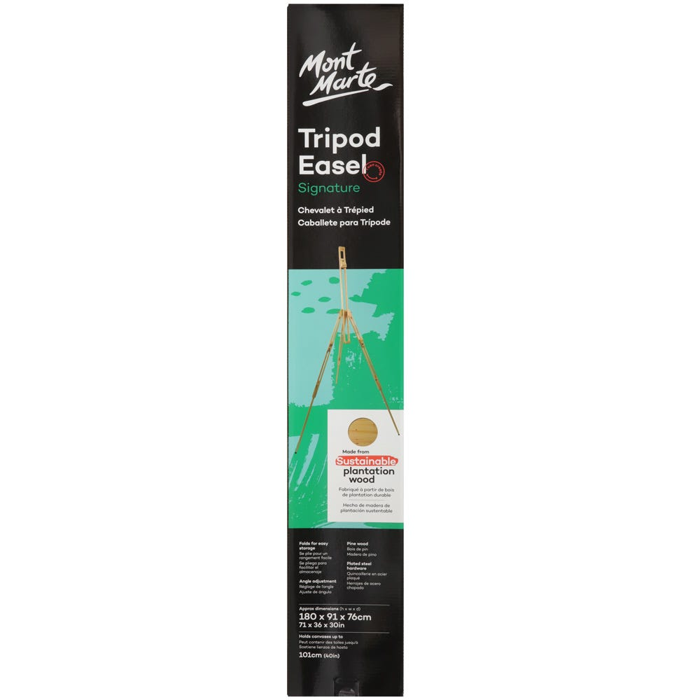 Mont Marte Tripod Easel - Pine Wood image 7