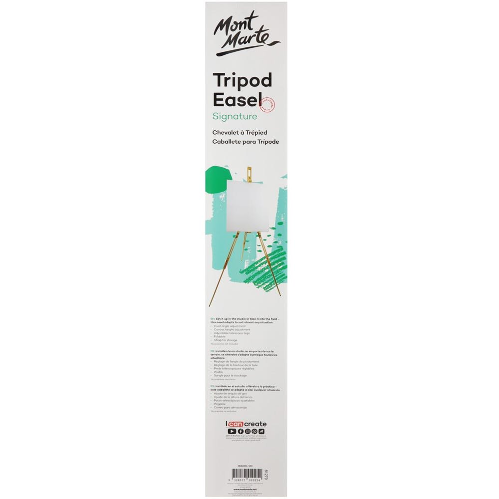 Mont Marte Tripod Easel - Pine Wood image 6