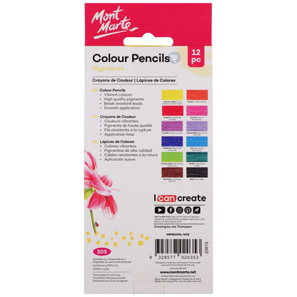 Mont Marte Colour Pencils 12pce image 3