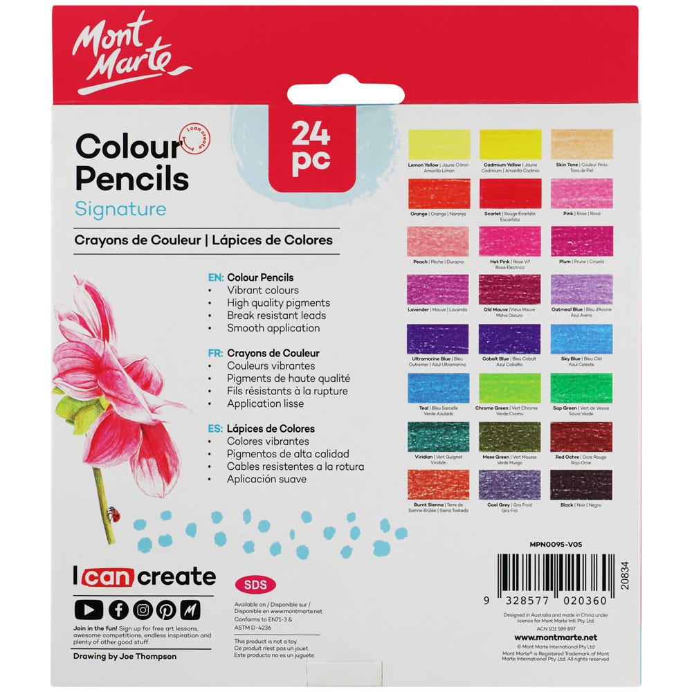 Mont Marte Signature Colour Pencils 24pce image 4